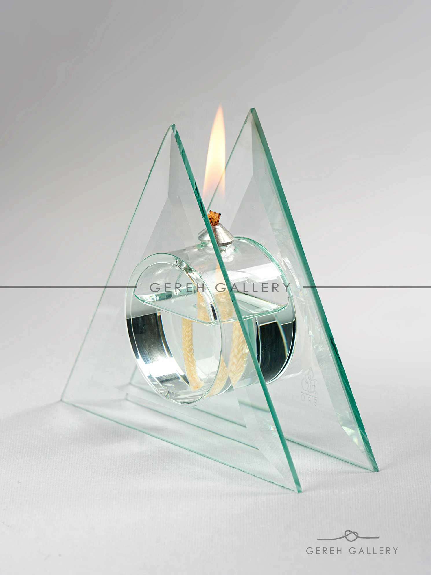 شمع شیشه ای مدل برمودا