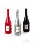 بطری دکوراتیو ، هدیه ولنتاین ، بطری رنگی ، بطری شیشه ای رنگی ، بطری نوشیدنی