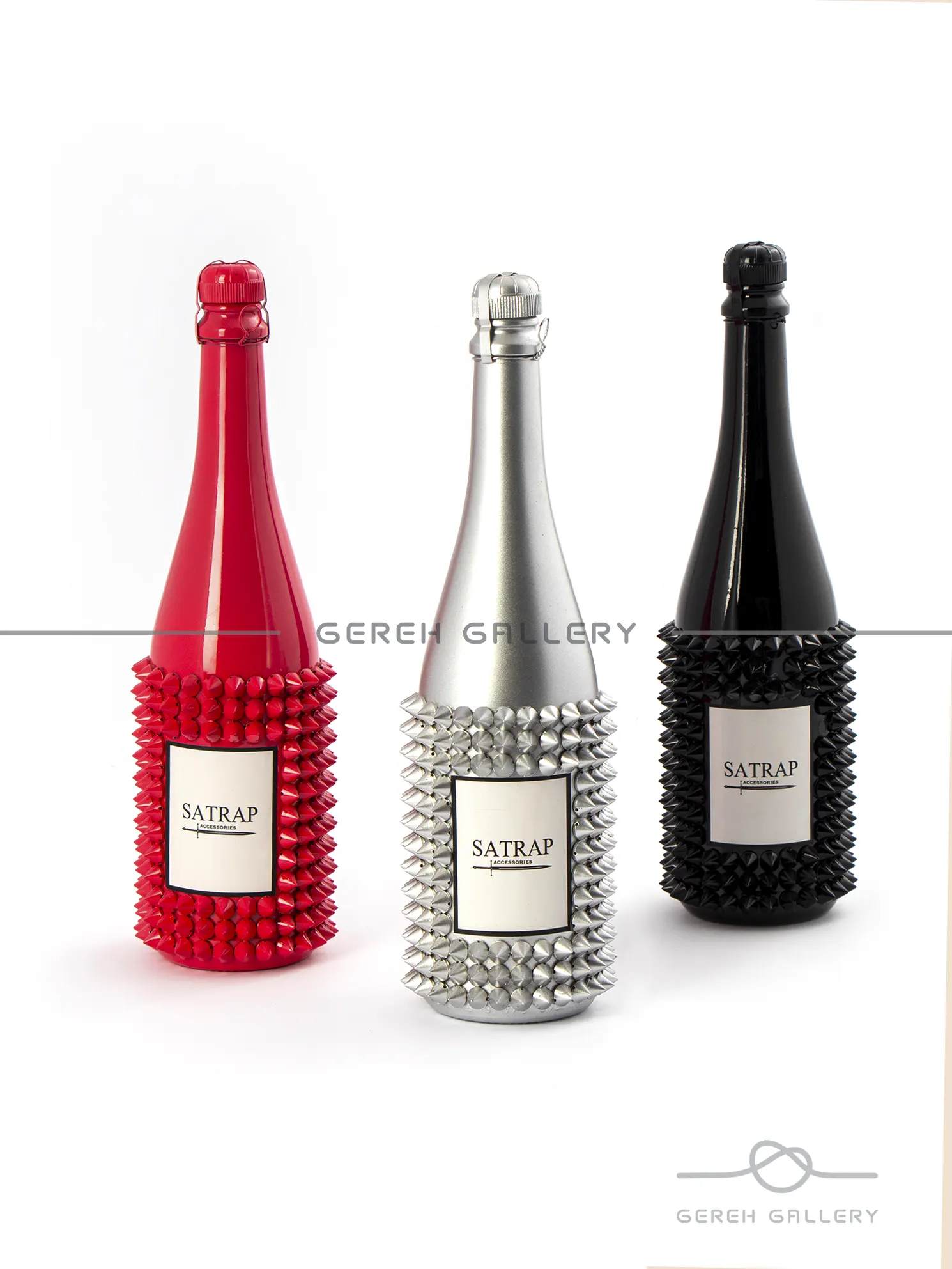 بطری دکوراتیو ، هدیه ولنتاین ، بطری رنگی ، بطری شیشه ای رنگی ، بطری نوشیدنی